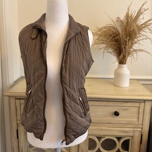 Zara Woman Quilted Sleeveless Vest